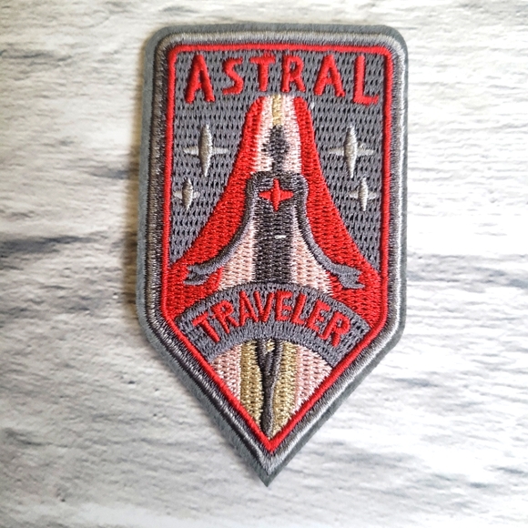 Astral Traveler Occult New Age Cosmo Iron on Patch - Picture 1 of 2